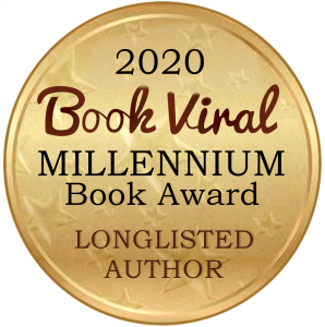BookViral Millennium Book Award Longlisted Author Medallion